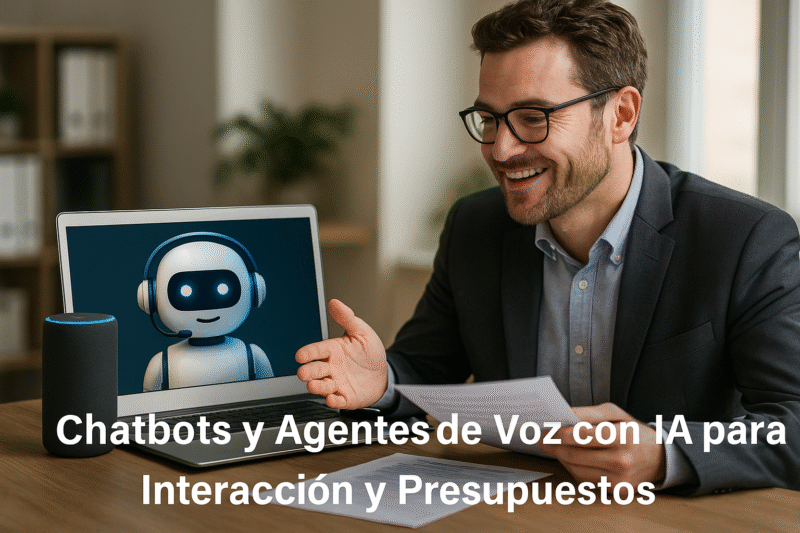 Chatbots y Agentes de Voz con IA para Interacción y Presupuestos